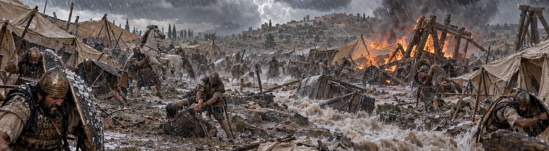 Illustratie bij: De neerdalende arm tegen Assyrië.