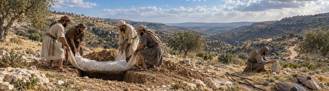 Illustratie bij: Israëlieten reinigen het land na Gogs nederlaag.