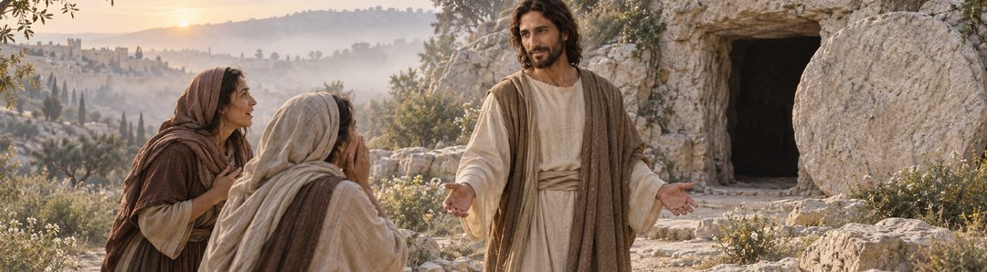 Illustratie bij: God bracht Christus nabij en wekte Hem op.