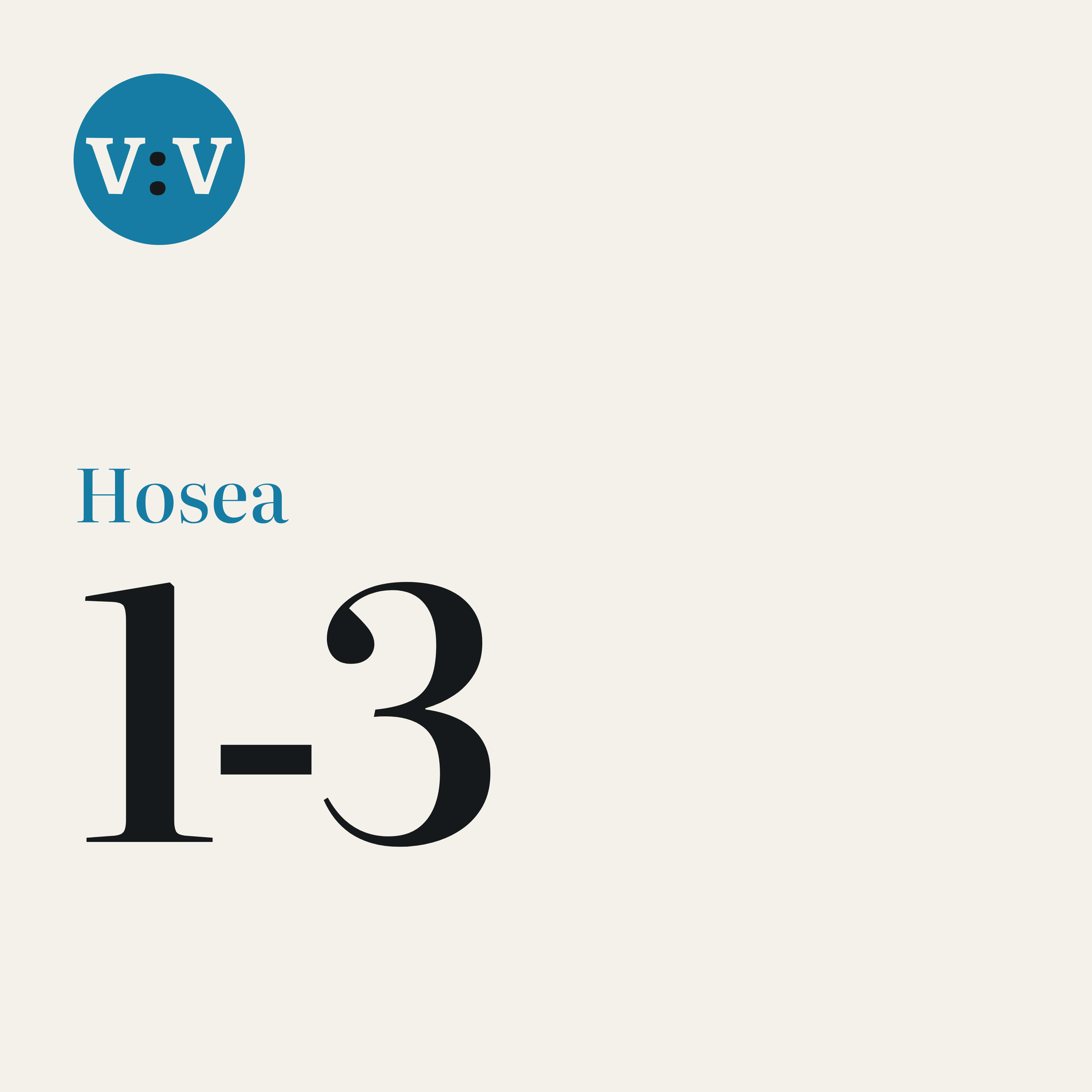 Hosea 1‑3