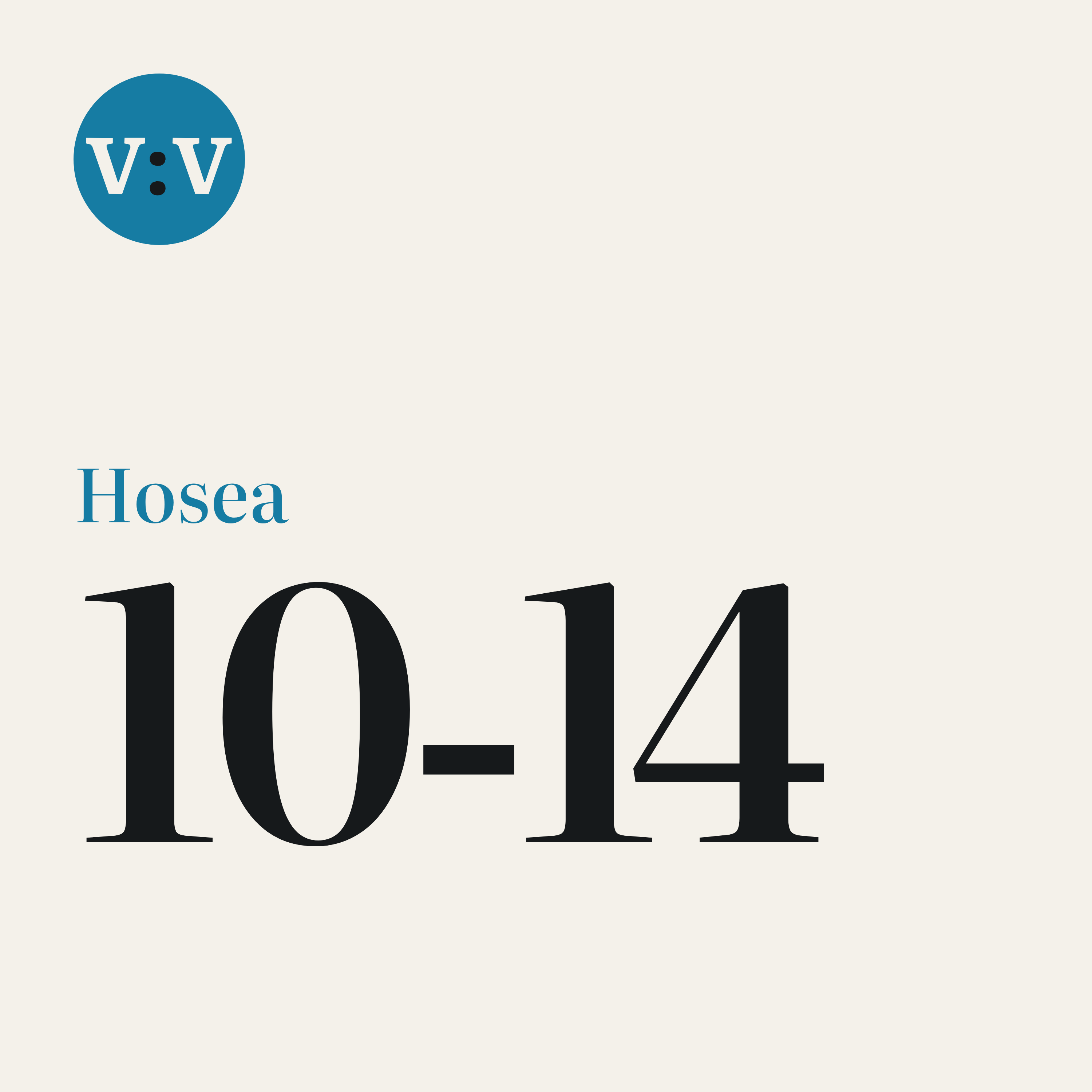 Hosea 10‑14