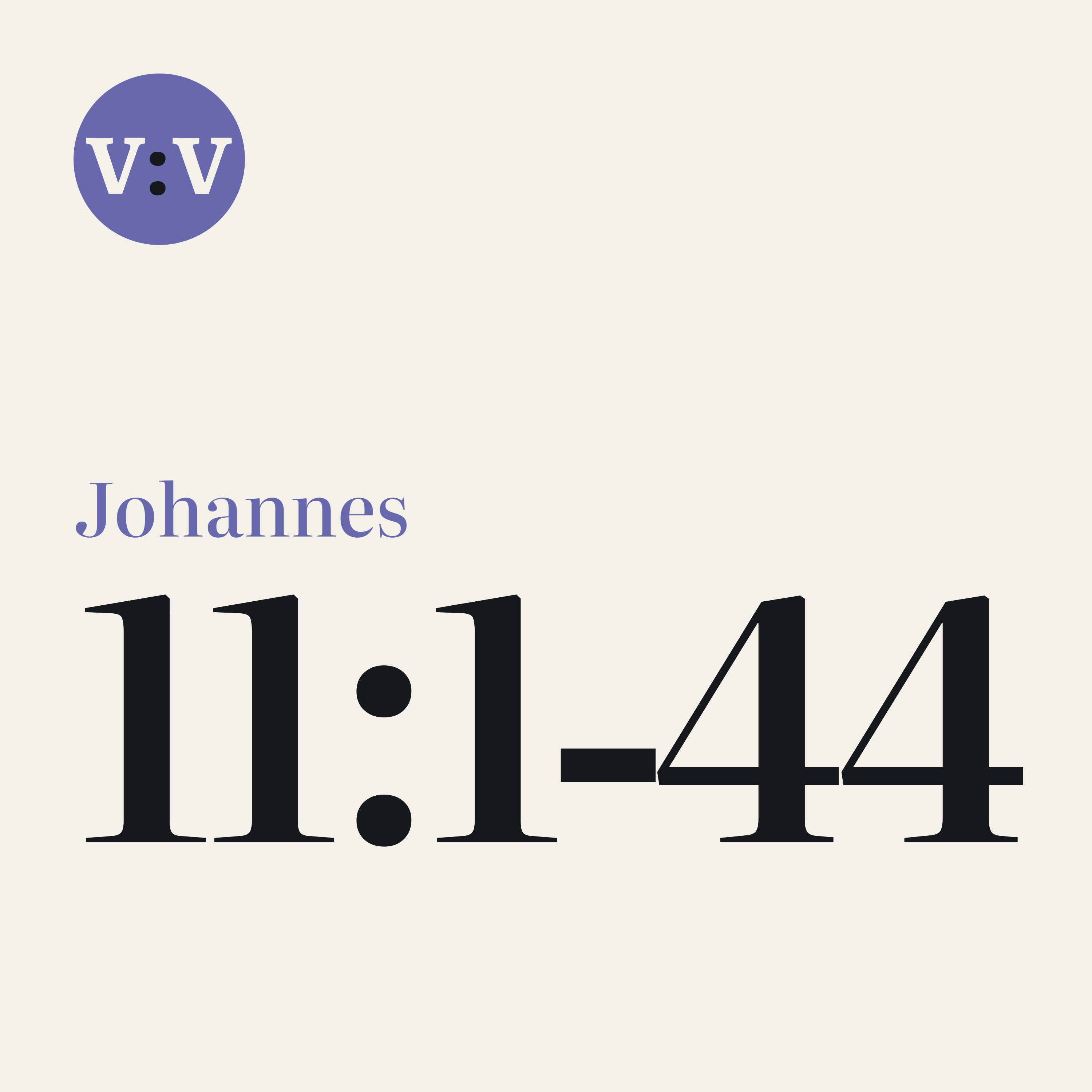 Johannes 11:1‑44