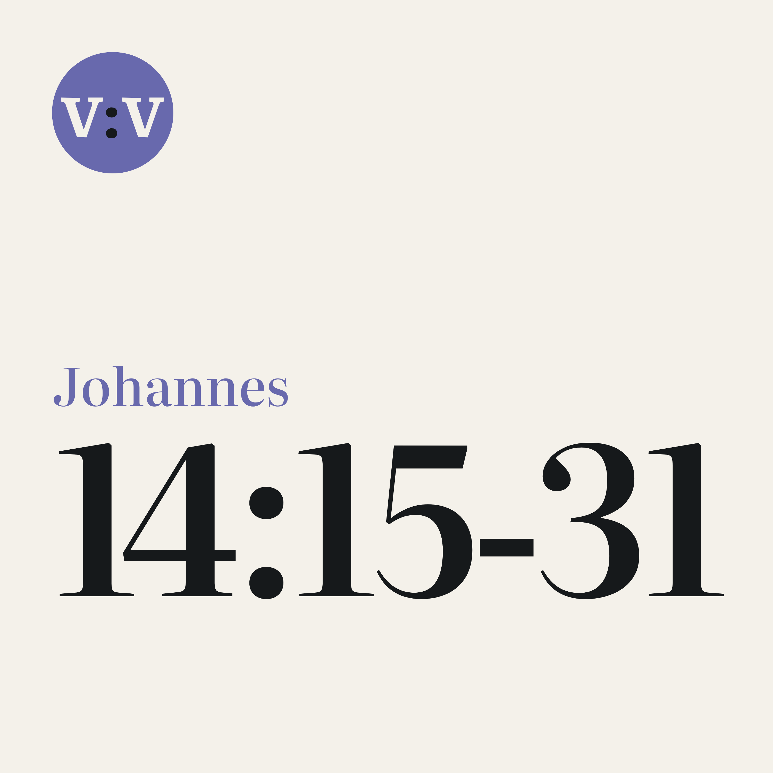 Johannes 14:15‑31