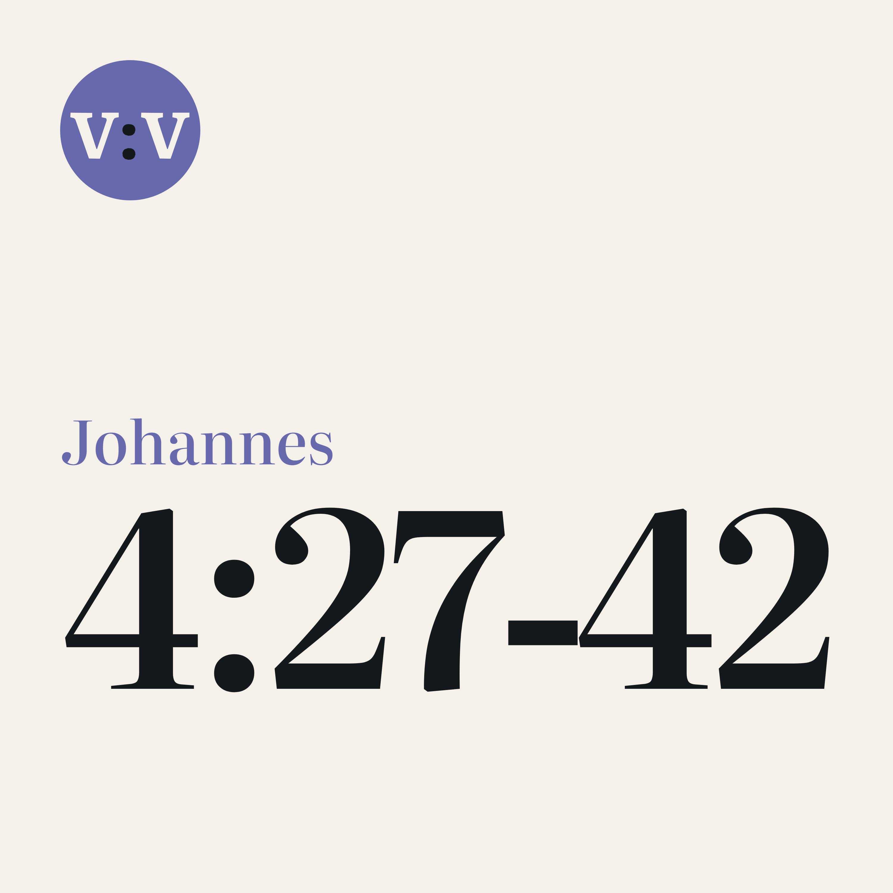 Johannes 4:27‑42