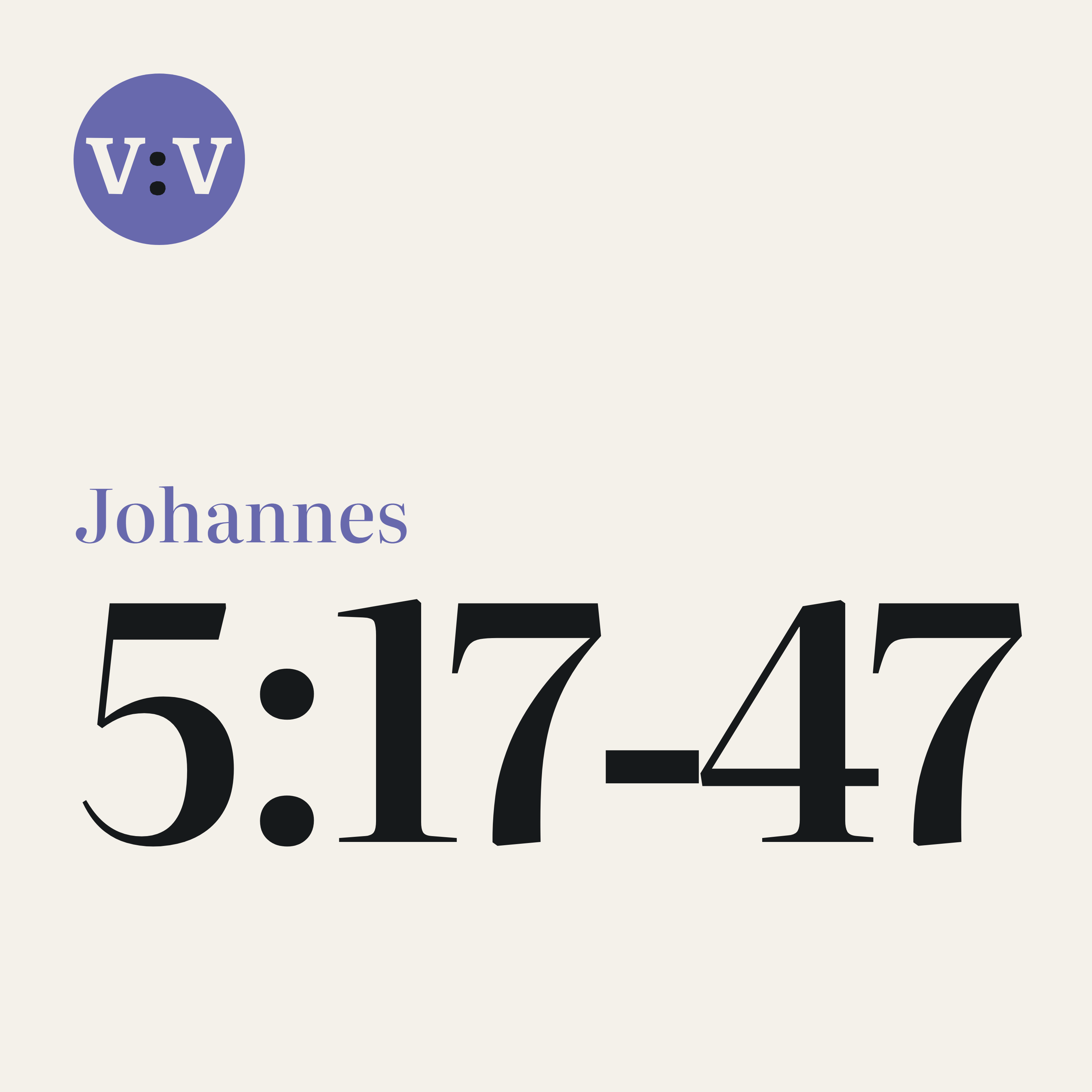 Johannes 5:17‑47