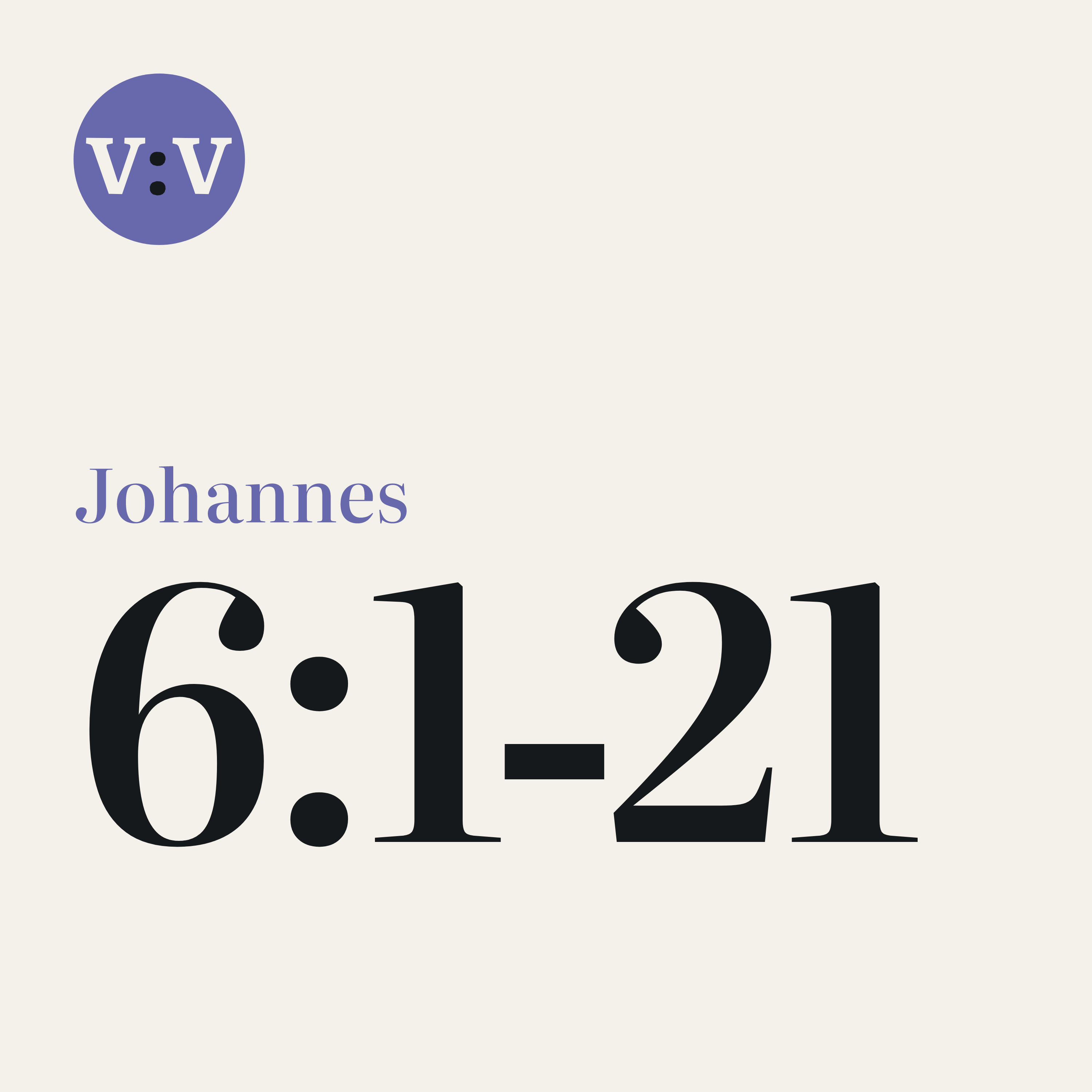 Johannes 6:1‑21