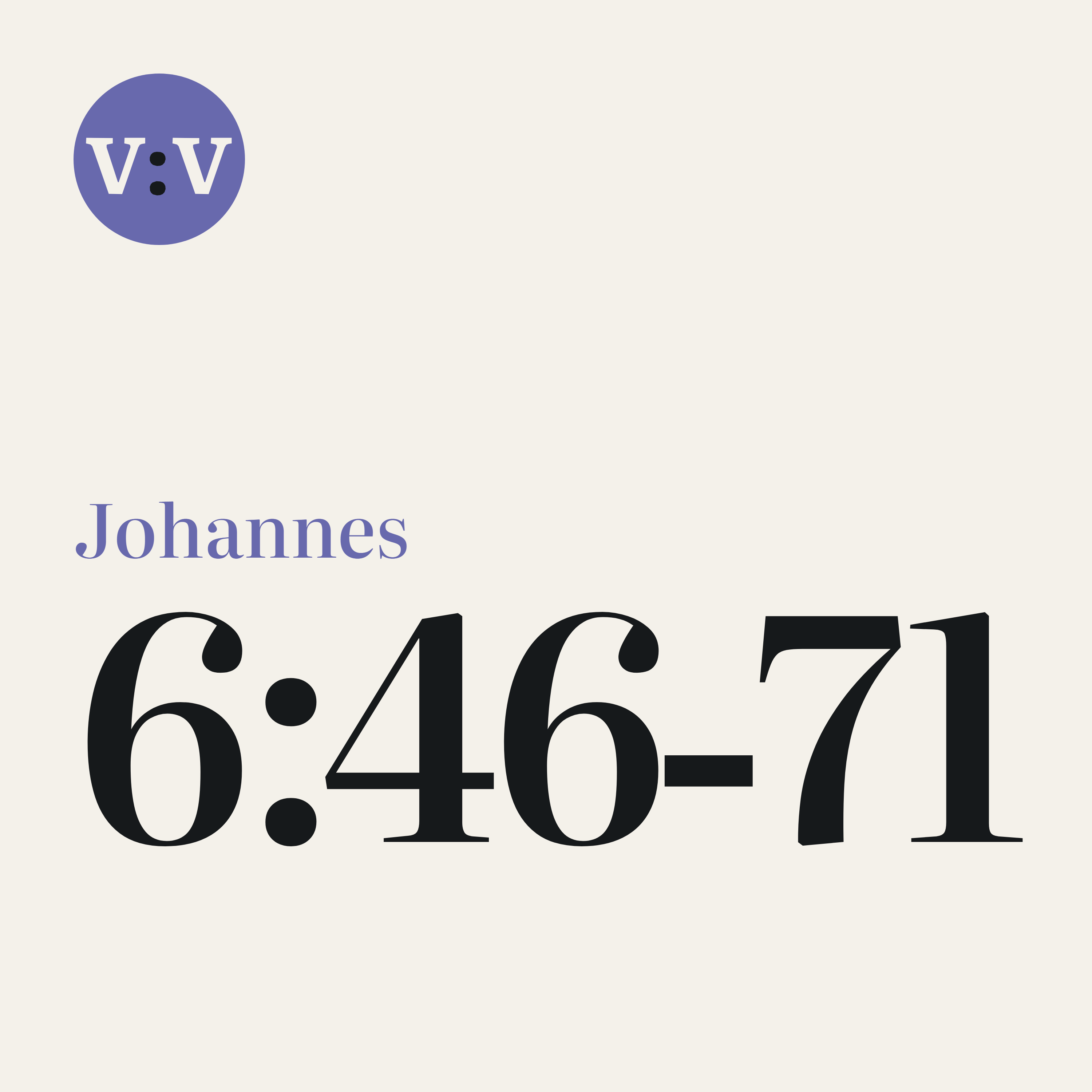 Johannes 6:46‑71