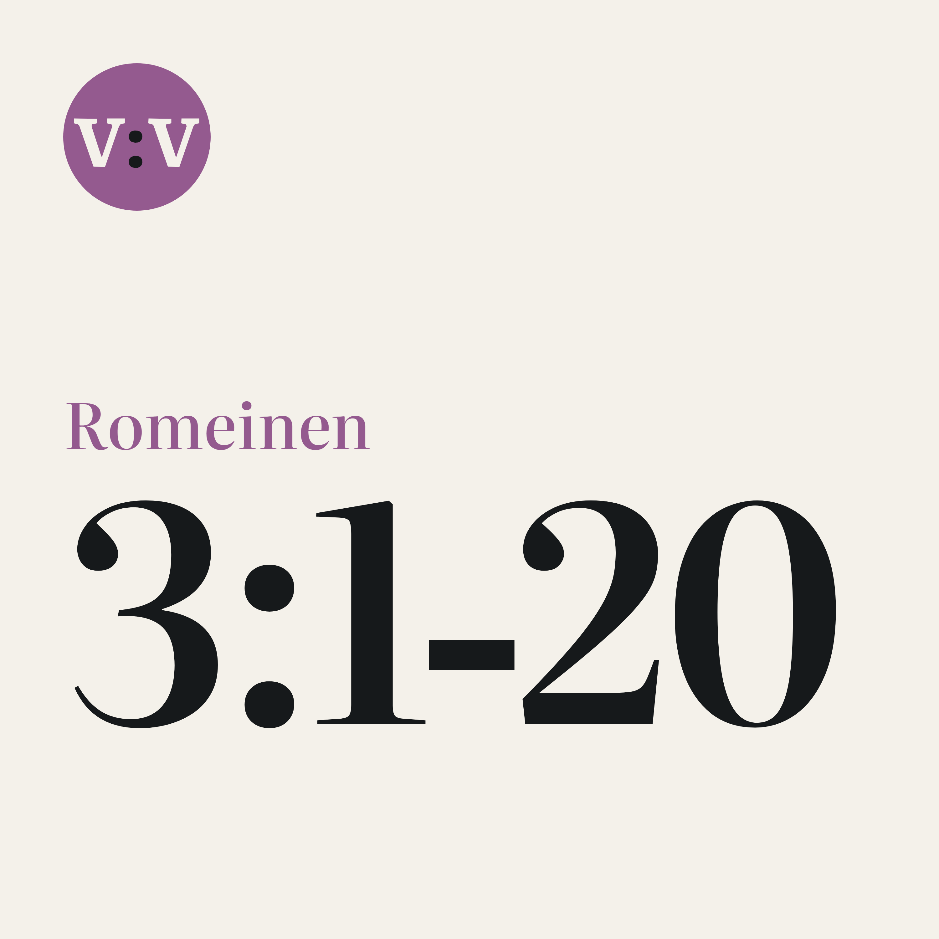 Romeinen 3:1‑20